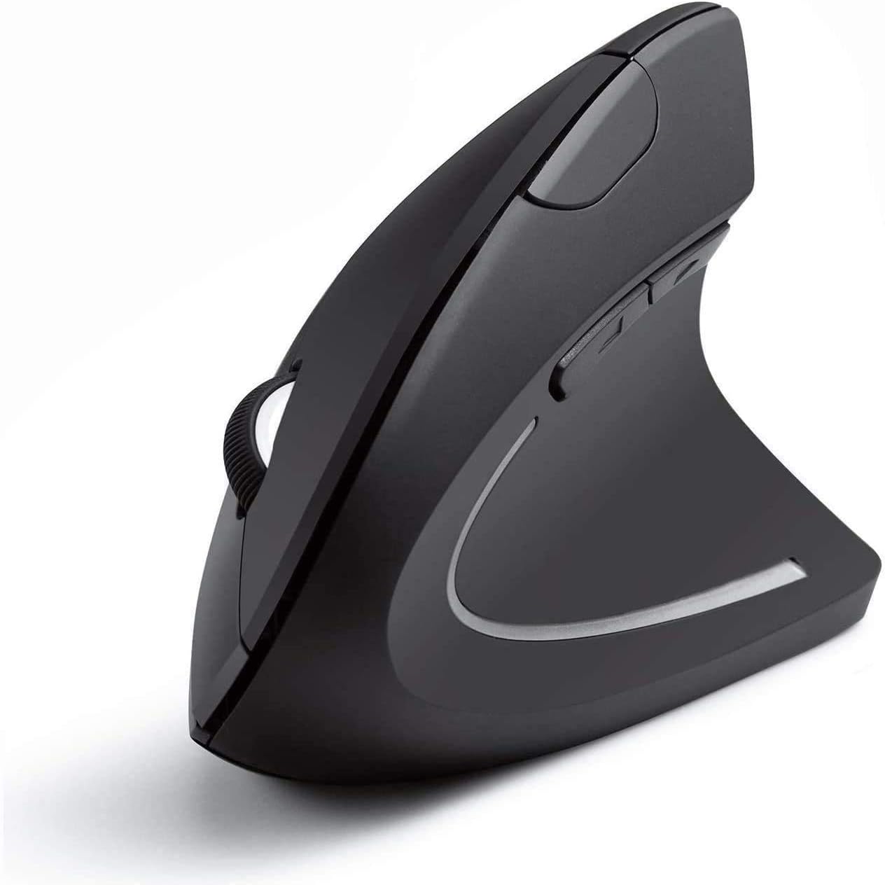 Nidiox Ergonomic Wireless Mouse, 2.4G USB Vertical Ergonomic Mouse with 6 Buttons 3 Adjustable DPI 800/1200/1600 Levels for Computer, Desktop, Laptop, PC, MacBook