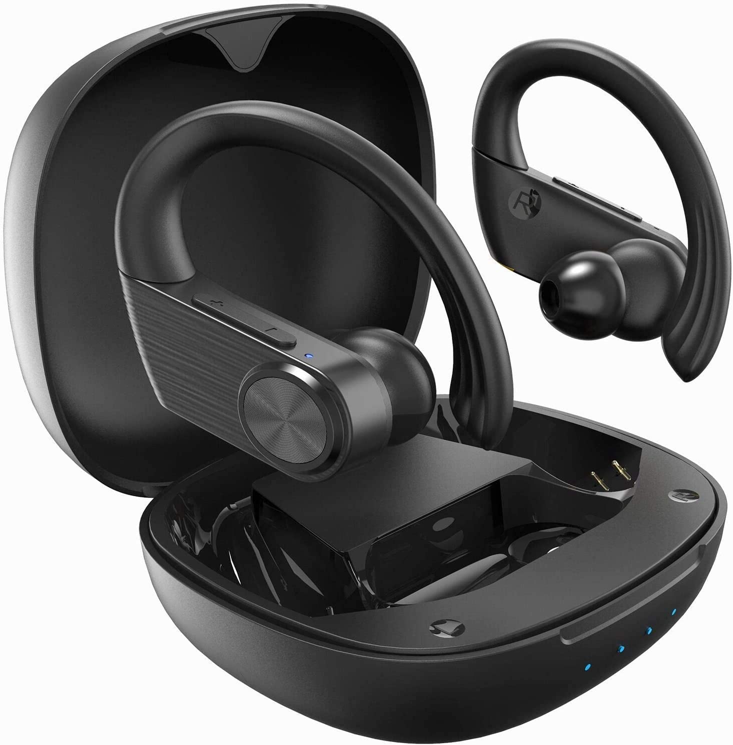 Nidiox Wireless Earbuds Sport, Bluetooth 5.0 Headphones (Black)