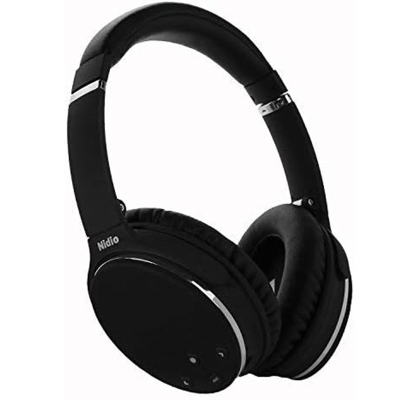 Nidiox Wireless Headphones for Phone Computer PC - Black